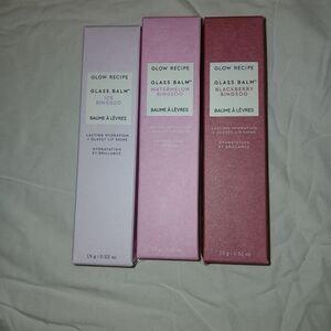 Glow Recipe Glass Balm Trio - Ice, Watermelon, Blackberry